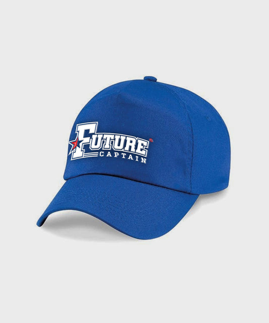 Royal Blue kids baseball cap with 'Future Captain' text