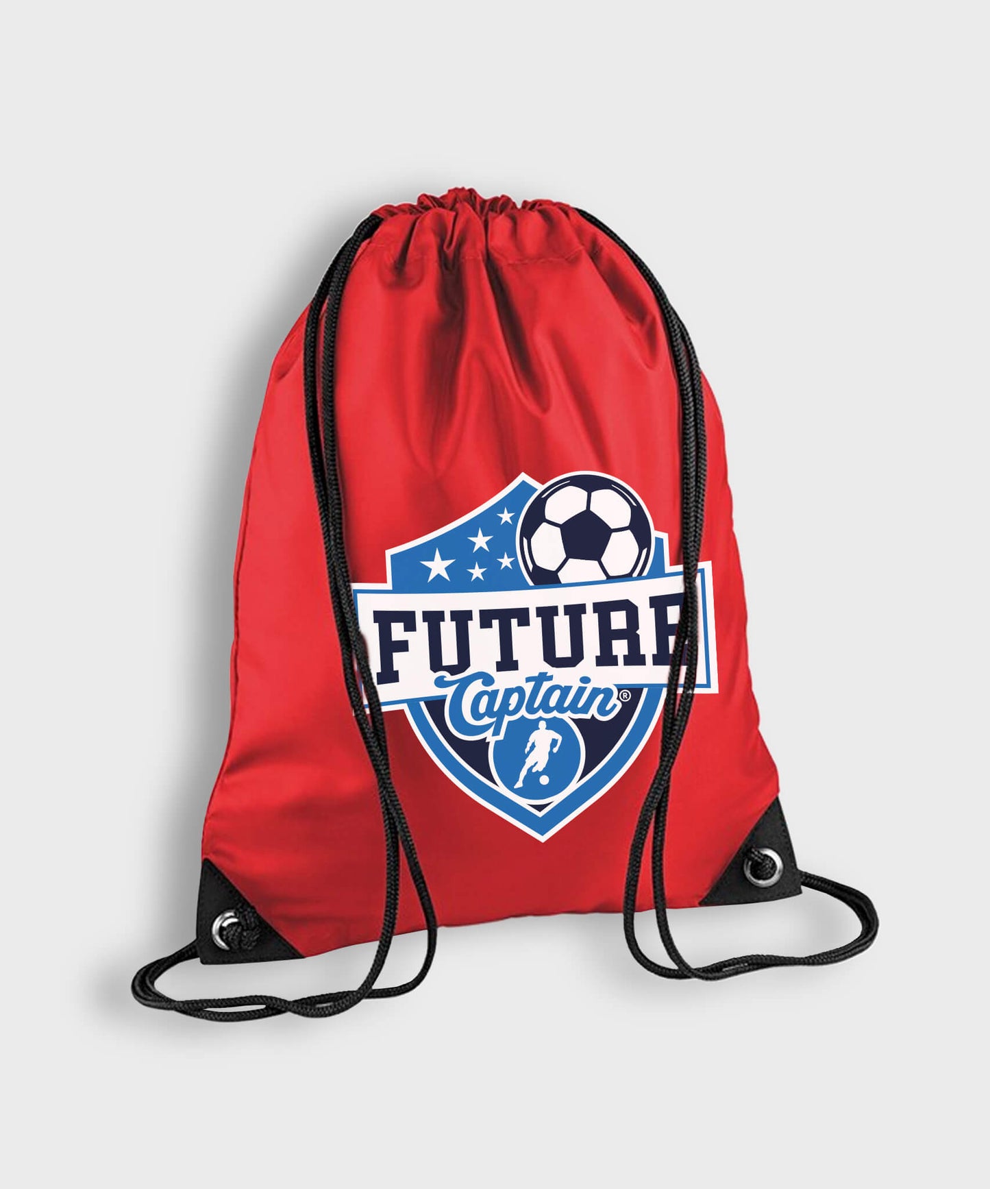 Red Gymsack with Future Captain shield design